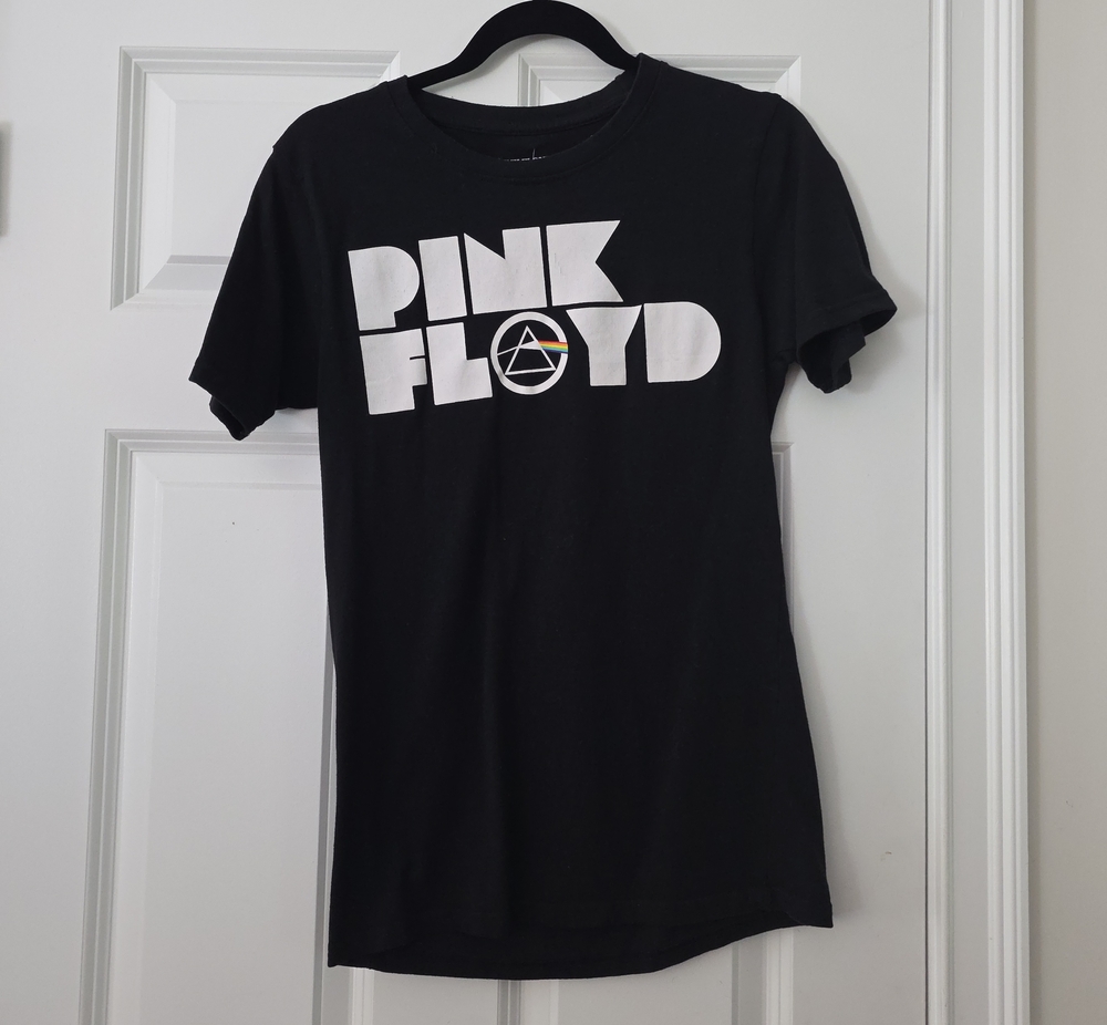 Women's Pink Floyd Black Graphic Tee